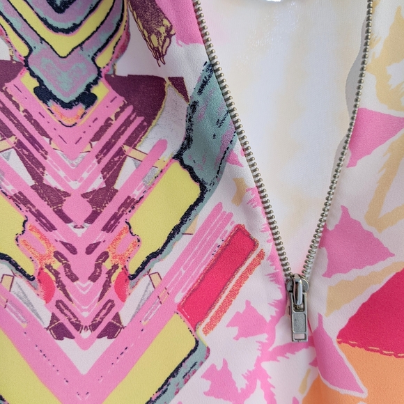 Anthropologie Everly Pink Sleeveless Shift Dress. Size Small. - Picture 14 of 16